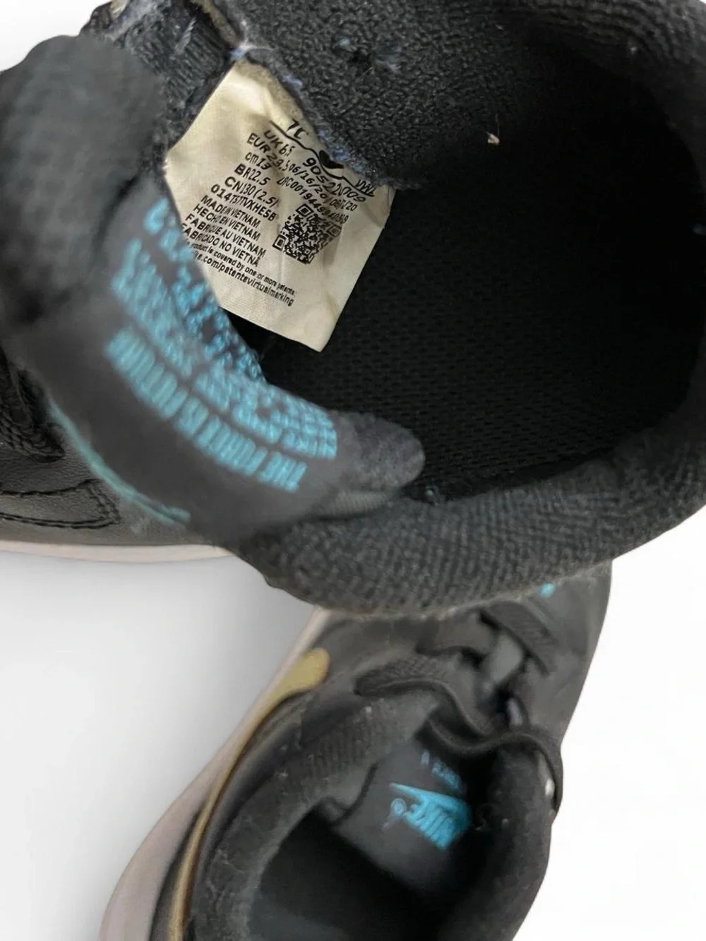 7C Nike Force 1 ‘18 TD Black Metallic Gold Star Toddler Unisex Sneakers